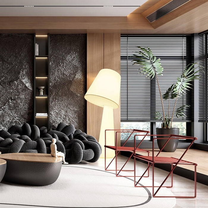 Column Fabric Floor Lamp-DWHOME