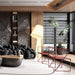 Column Fabric Floor Lamp-DWHOME