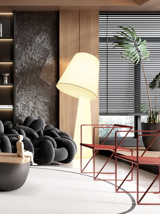 Column Fabric Floor Lamp-DWHOME