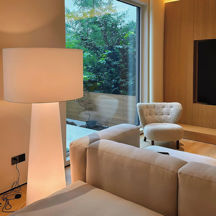 Column Fabric Floor Lamp-DWHOME