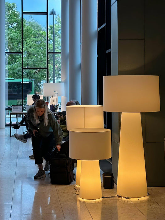 Column Fabric Floor Lamp-DWHOME
