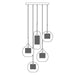 Combined Chiswick Glass Pendant Light-DWHOME