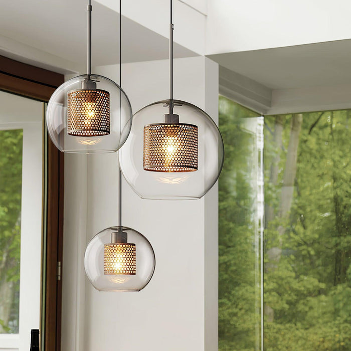 Combined Chiswick Glass Pendant Light-DWHOME