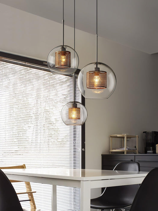 Combined Chiswick Glass Pendant Light-DWHOME