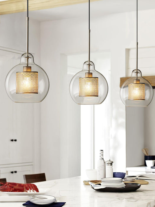 Combined Chiswick Glass Pendant Light-DWHOME