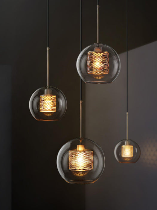 Combined Chiswick Glass Pendant Light-DWHOME