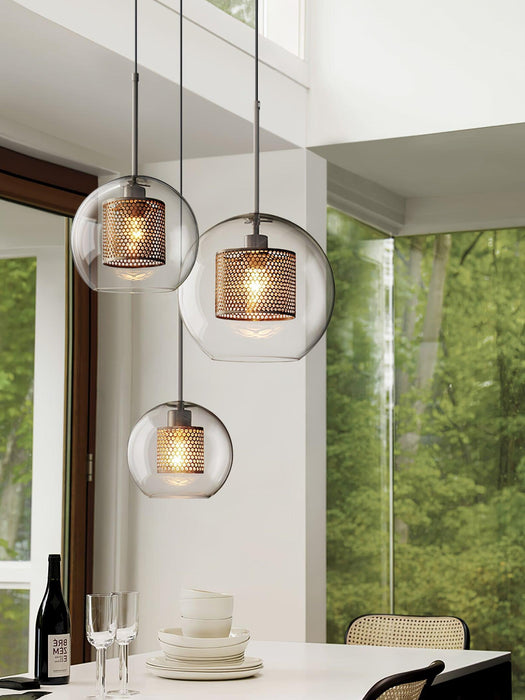 Combined Chiswick Glass Pendant Light-DWHOME