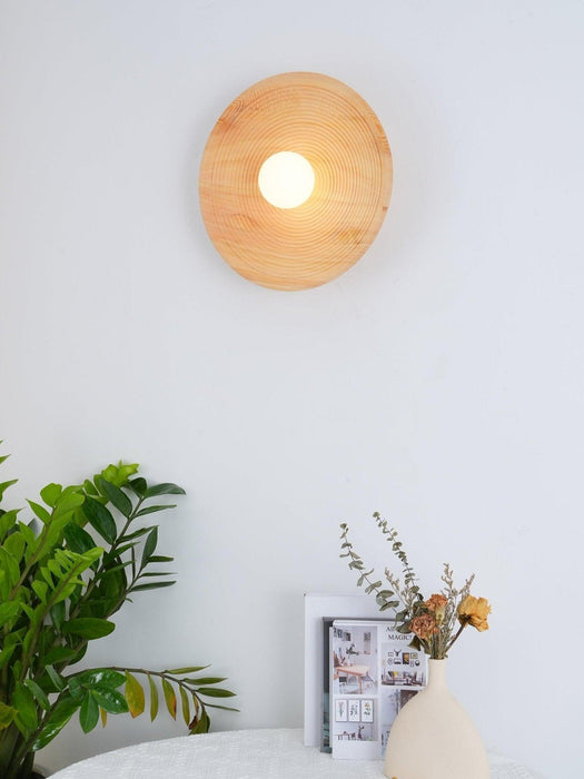 Lumina Contour Wooden Sconce-DWHOME