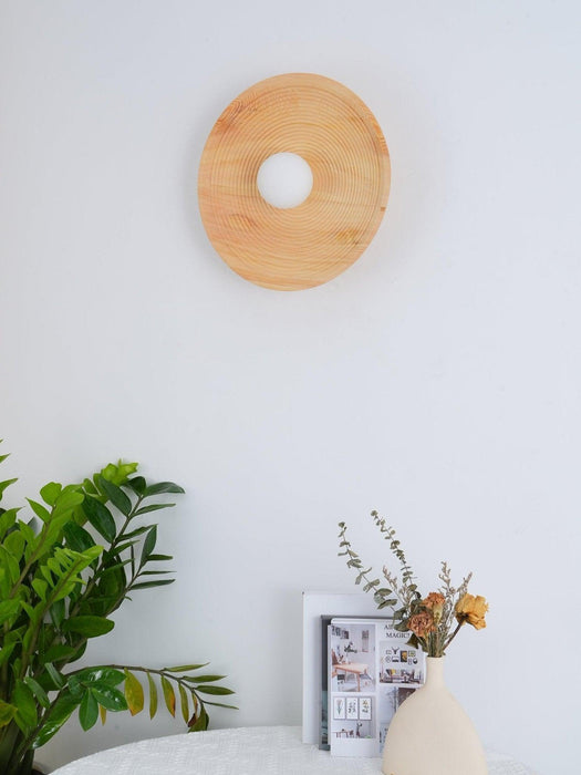 Lumina Contour Wooden Sconce-DWHOME