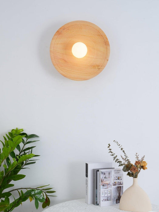 Lumina Contour Wooden Sconce-DWHOME