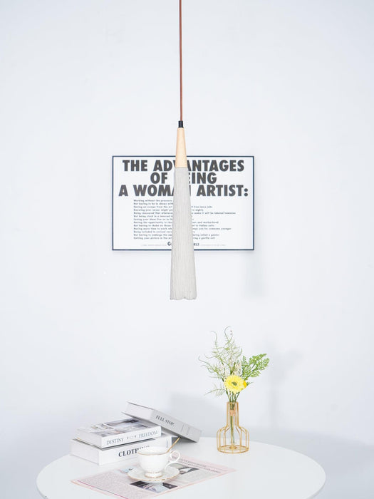 Concrete Pleated Pendant Lamp-DWHOME