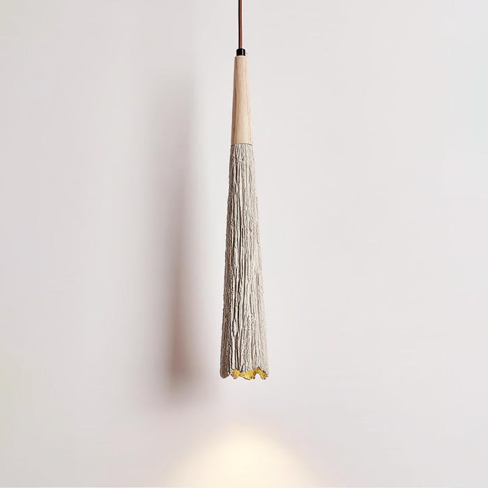 Concrete Pleated Pendant Lamp-DWHOME