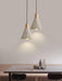 Concrete Pleated Pendant Lamp-DWHOME