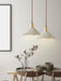 Concrete Pleated Pendant Lamp-DWHOME