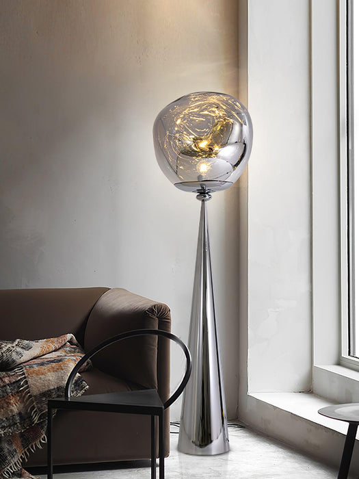 Cone Lava Floor Lamp-DWHOME