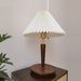 Cone Pleated Fabric Table Lamp-DWHOME