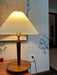 Cone Pleated Fabric Table Lamp-DWHOME