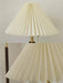 Cone Pleated Fabric Table Lamp-DWHOME