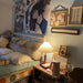 Cone Pleated Fabric Table Lamp-DWHOME