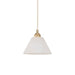 Conical Brass Pendant Lamp-DWHOME