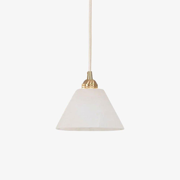 Conical Brass Pendant Lamp-DWHOME