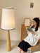 Faux Wood Conical Floor Lamp - DWHOME