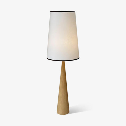 Faux Wood Conical Floor Lamp - DWHOME