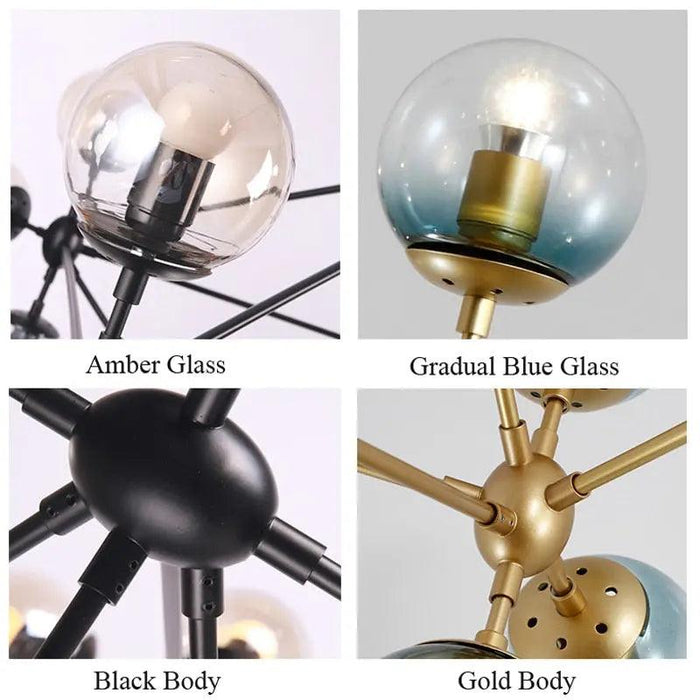 Contemporary Black Chandeliers 15/21 Heads - DWHOME