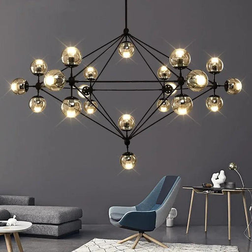 Contemporary Black Chandeliers 15/21 Heads-DWHOME