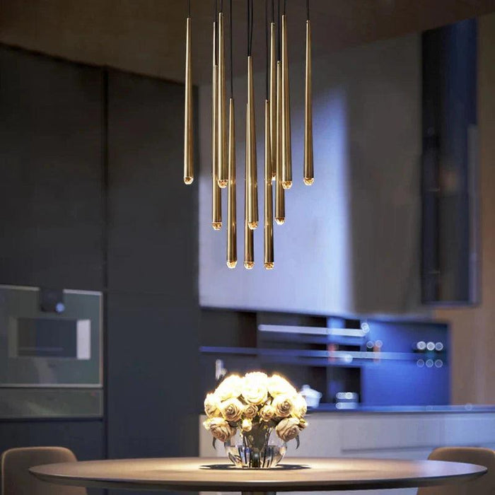 Contemporary Chandelier for High Ceiling Living Room & Foyer - DWHOME