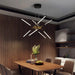 Contemporary LED Spoke Pendant Light Fixture - DWHOME