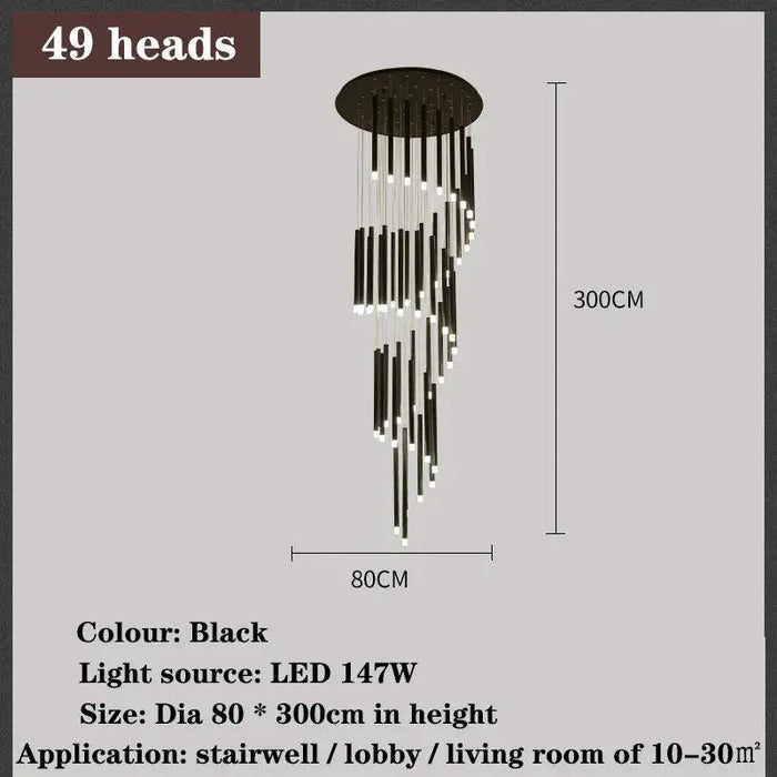 Contemporary Staircase Lighting Chandelier - DWHOME