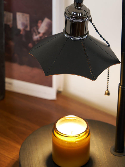 Cordero Wooden Stool Table Lamp - DWHOME