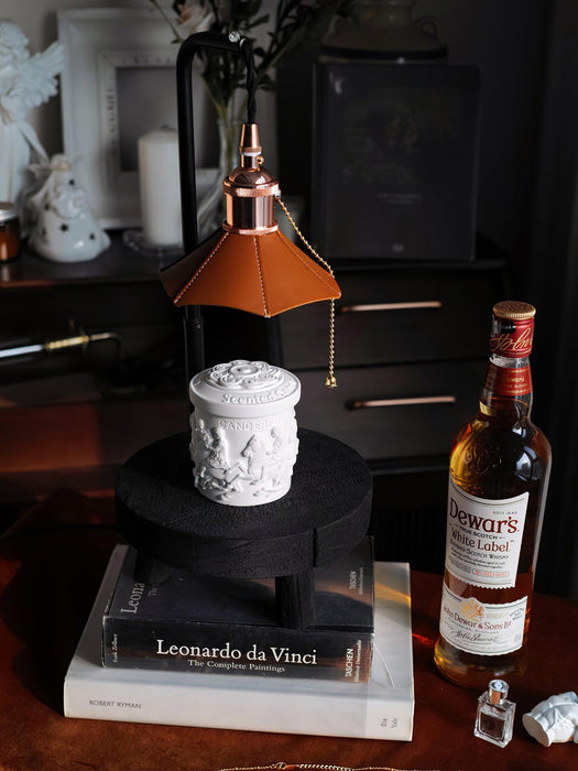 Cordero Wooden Stool Table Lamp - DWHOME