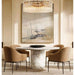 Lattace Smoke Glass Round Chandelier 36''48"-DWHOME