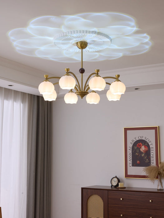Corinne Arc Chandelier-DWHOME