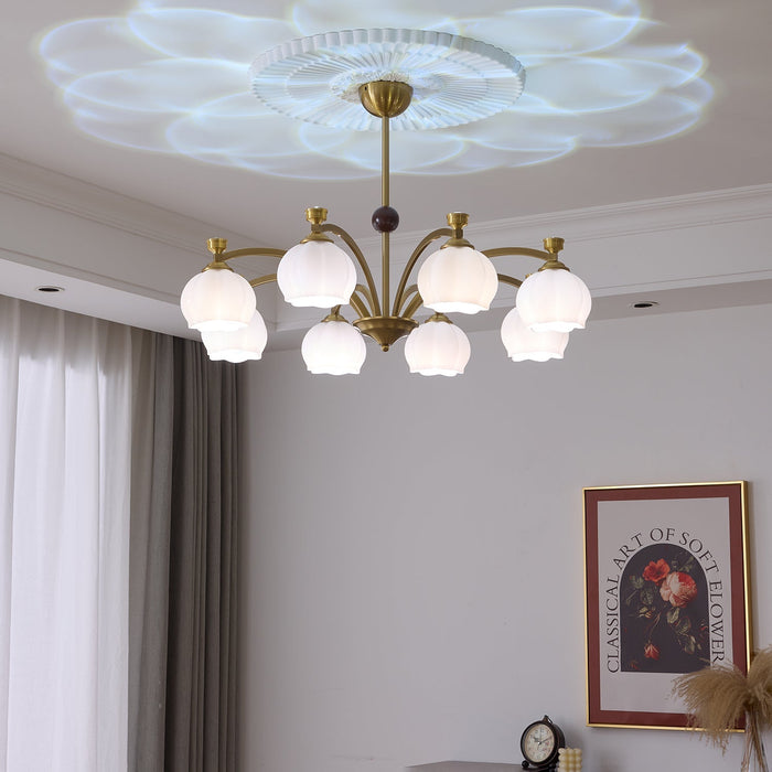 Corinne Arc Chandelier-DWHOME