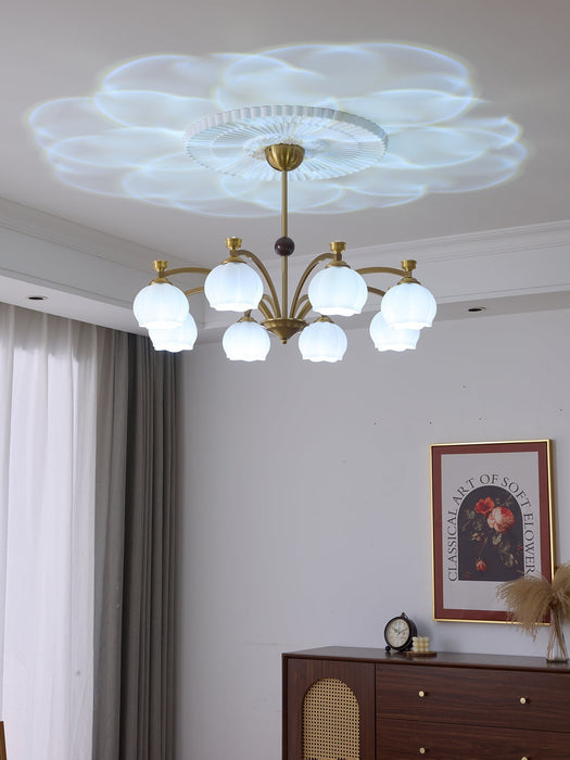 Corinne Arc Chandelier-DWHOME