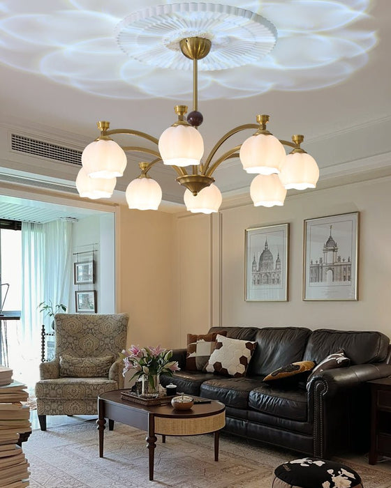 Corinne Arc Chandelier-DWHOME