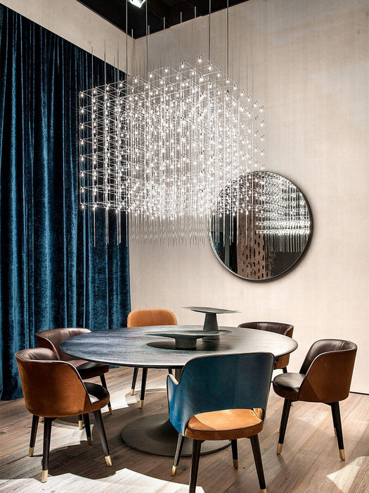 Cosmic Cube Led Pendant Light-DWHOME