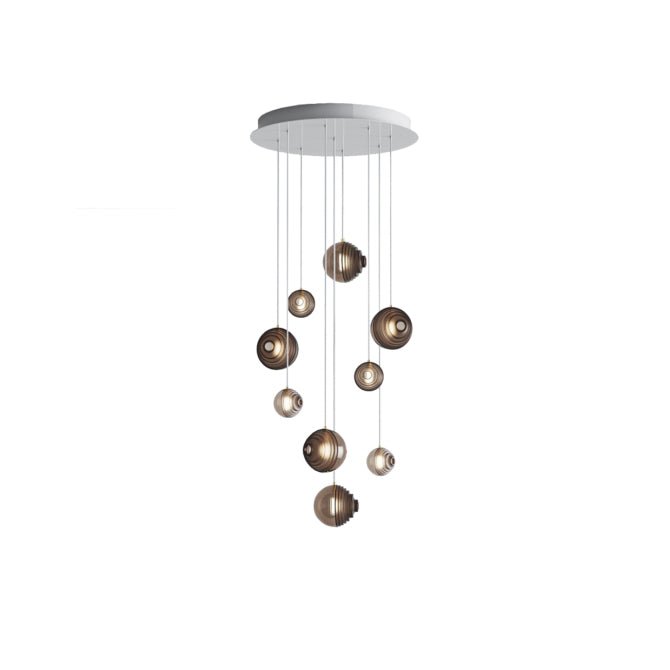 Cosmic Sphere Cascade Chandelier - Vakkerlight