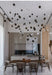 Cosmic Sphere Cascade Chandelier