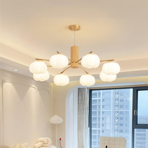 Cotton Balls Chandelier-DWHOME