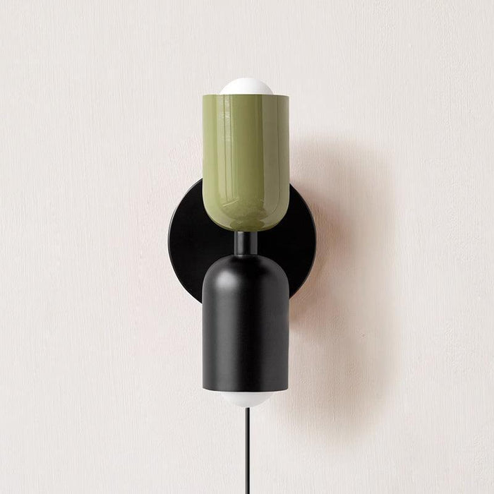 Couleur Double Plug In Wall Lamp-DWHOME