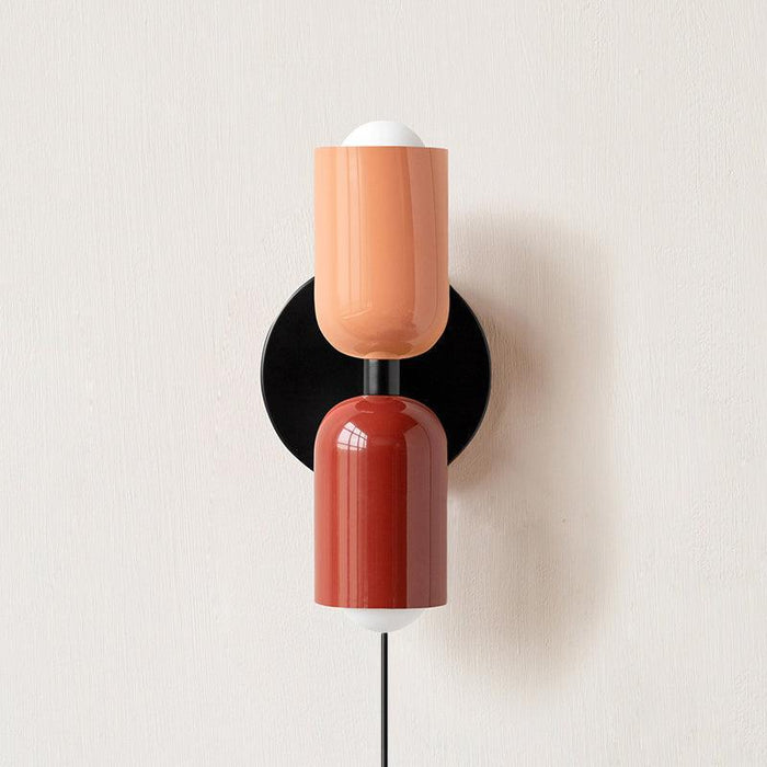 Couleur Double Plug In Wall Lamp-DWHOME