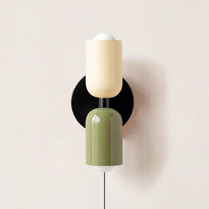 Couleur Double Plug In Wall Lamp-DWHOME