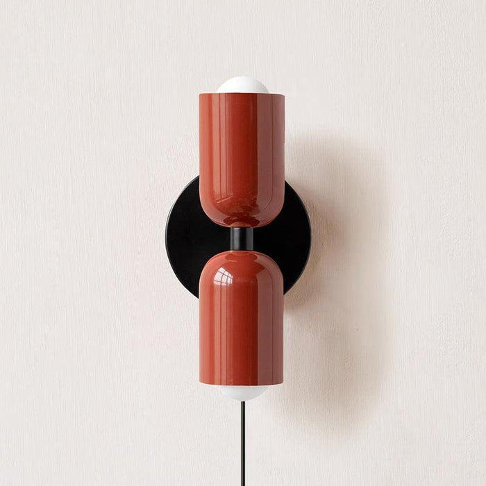 Couleur Double Plug In Wall Lamp-DWHOME