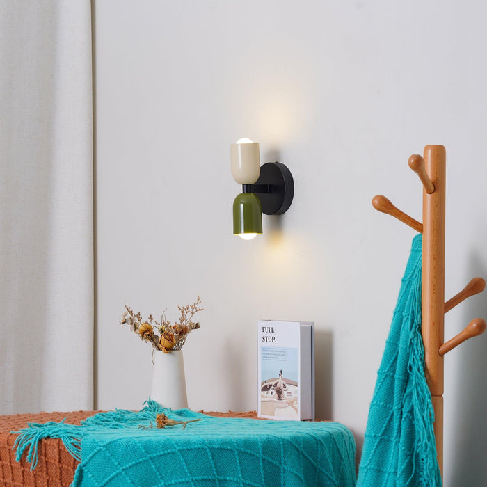 Couleur Double Plug In Wall Lamp-DWHOME