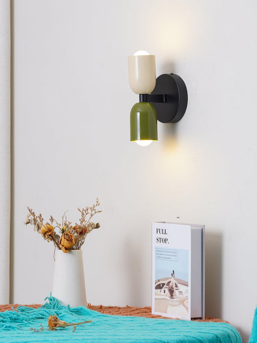 Couleur Double Plug In Wall Lamp-DWHOME