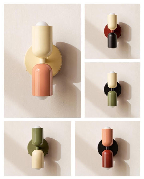 Couleur Double Plug In Wall Lamp-DWHOME